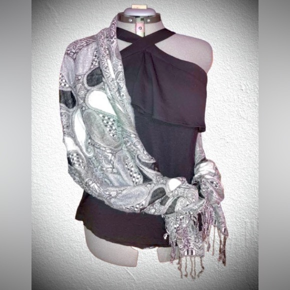 Apt 9 high neck ruffled tank, sz xl - Picture 1 of 8